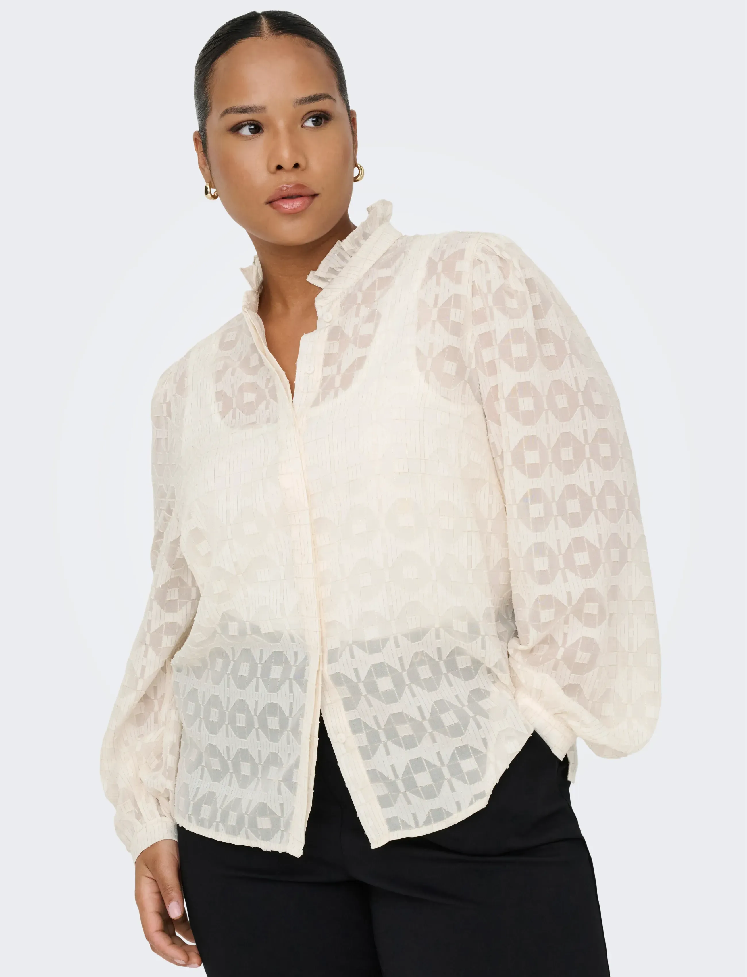 ONLY Carmakoma Carchloey L/S Shirt Wvn skjortor dam – bild 5