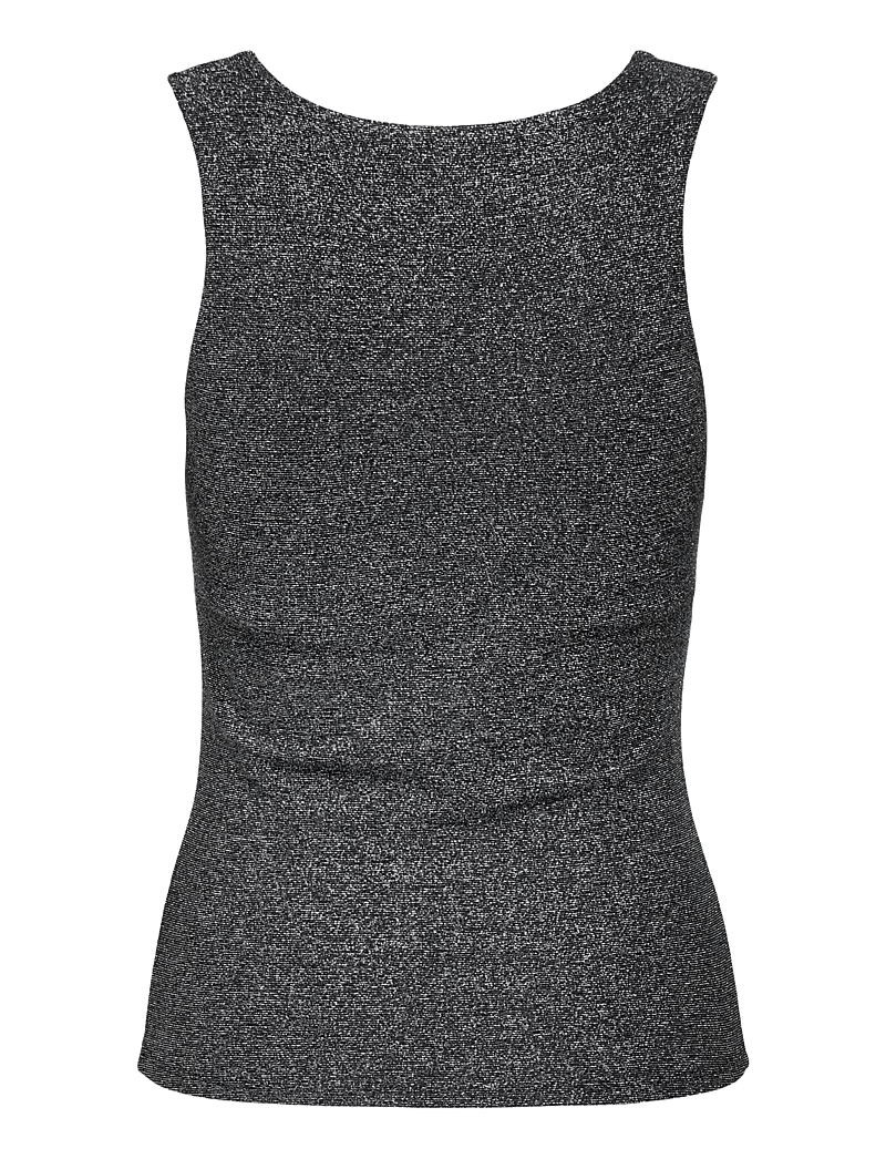 ONLY Carmakoma - CAREA GLITTER S/L 2-WAYS TOP JRS NOOS - black - 1