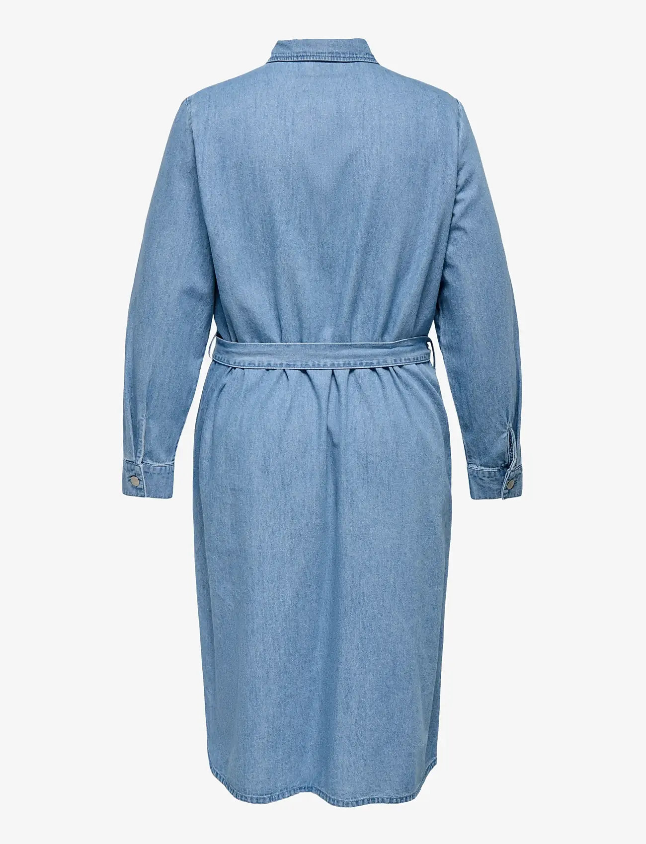 ONLY Carmakoma - CARMARY BELT LONG DNM DRESS - hemdkleider - light blue denim - 1