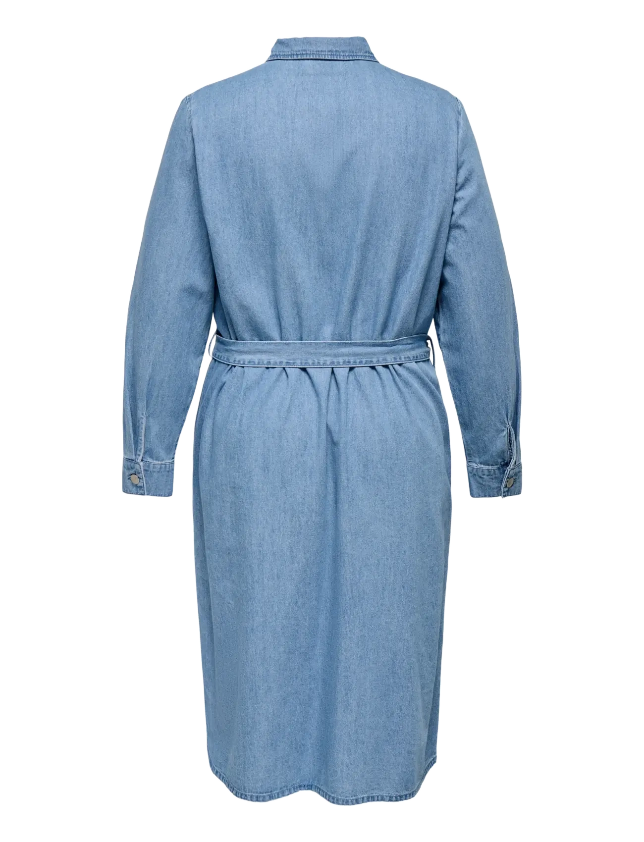 ONLY Carmakoma - CARMARY BELT LONG DNM DRESS - robes chemises - light blue denim - 1