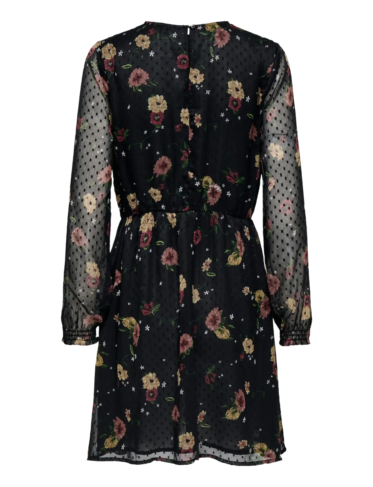 ONLY Carmakoma - CARELIZA LIFE LS O-NECK DRESS WVN - black - 1