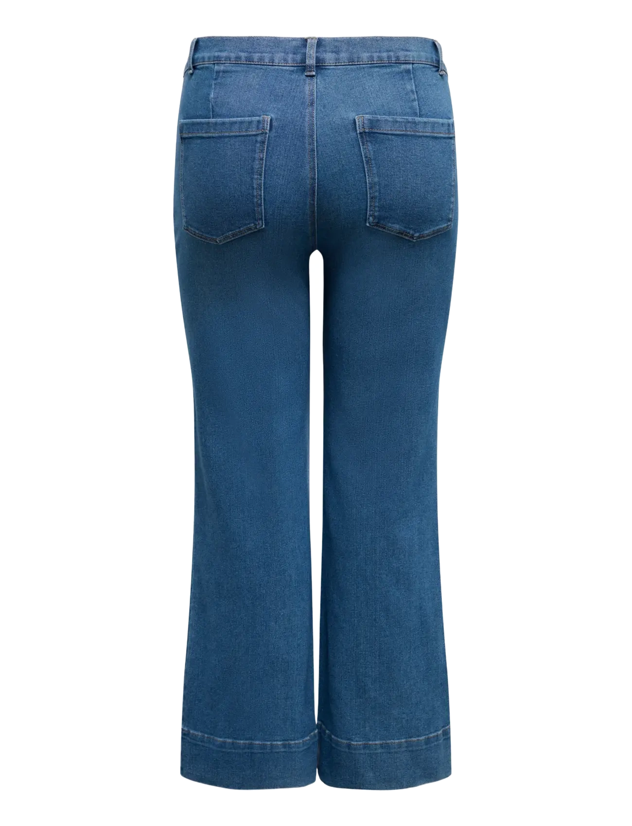 ONLY Carmakoma - CARCYPRESS HW POCKET FLARE DNM PIM - flared jeans - medium blue denim - 1