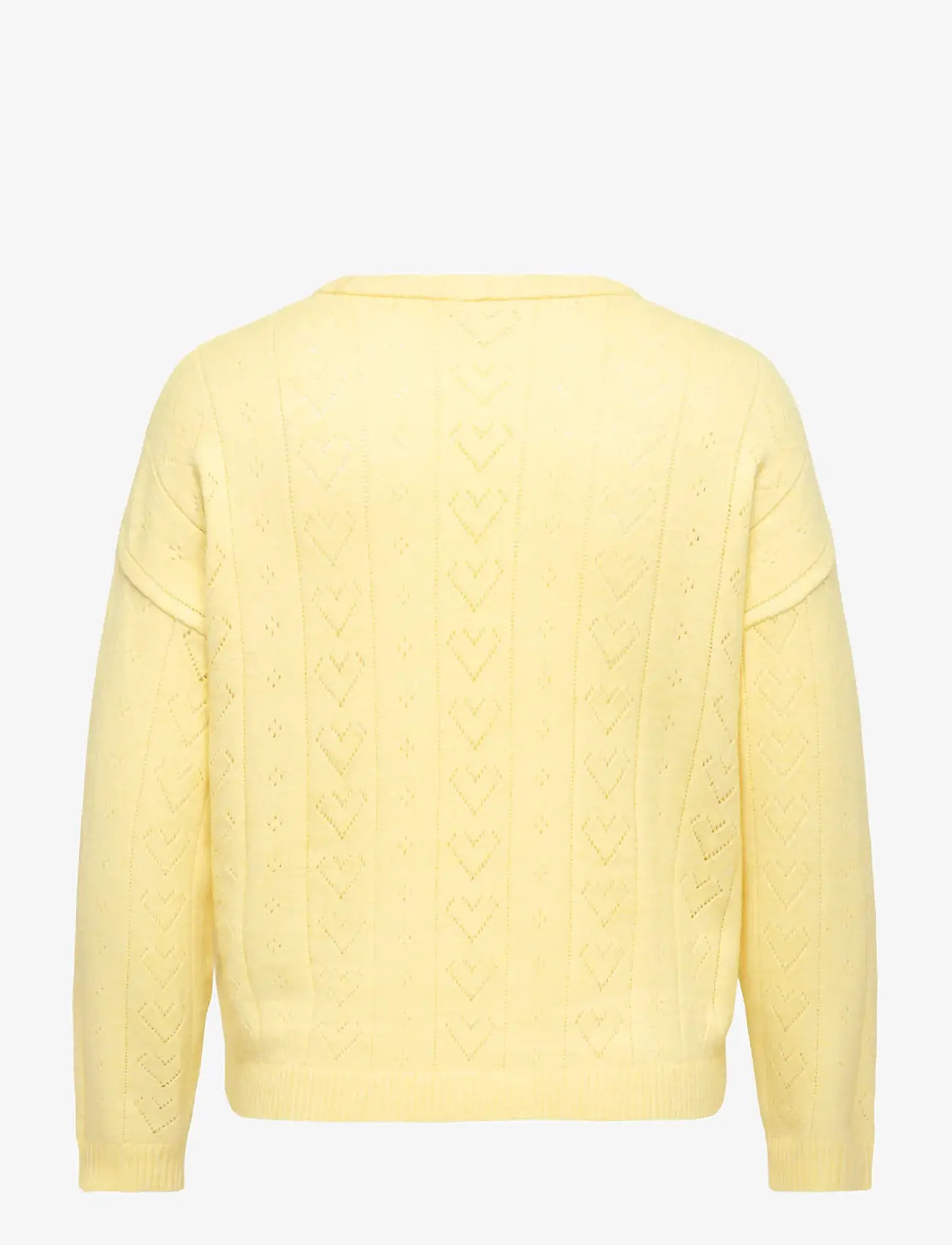 ONLY Carmakoma - CARISA LIFE LS STRUCTURE BOXY O-NECK KNT - stickade tröjor - sunlight - 2