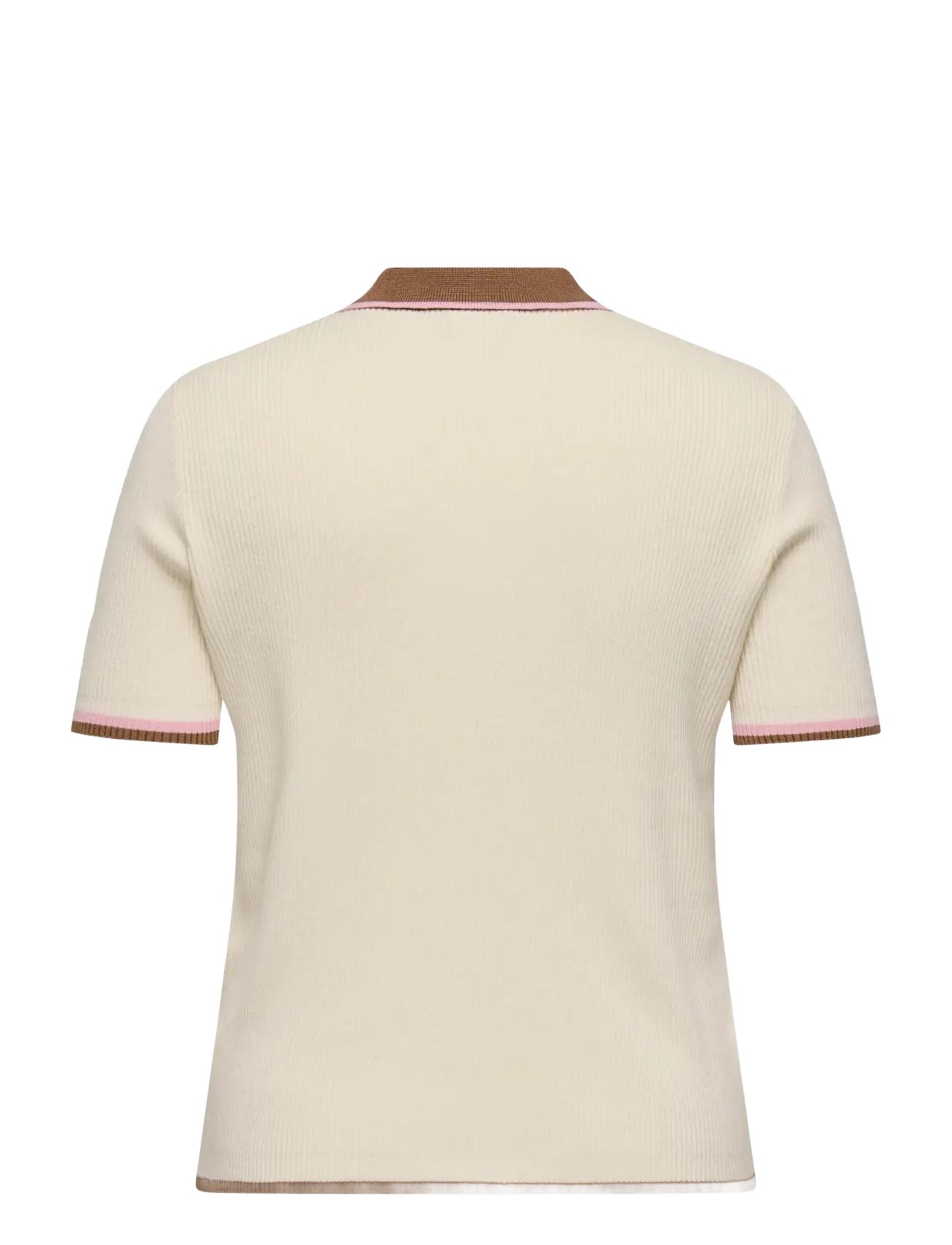 ONLY Carmakoma - CARMEDDI LIFE SS CONTRAST POLO KNT - polos - birch - 2