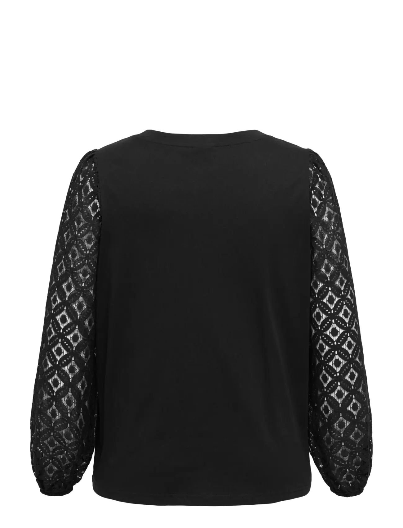 ONLY Carmakoma - CAREFFIE LS V-NECK BLOUSE JRS - black - 2