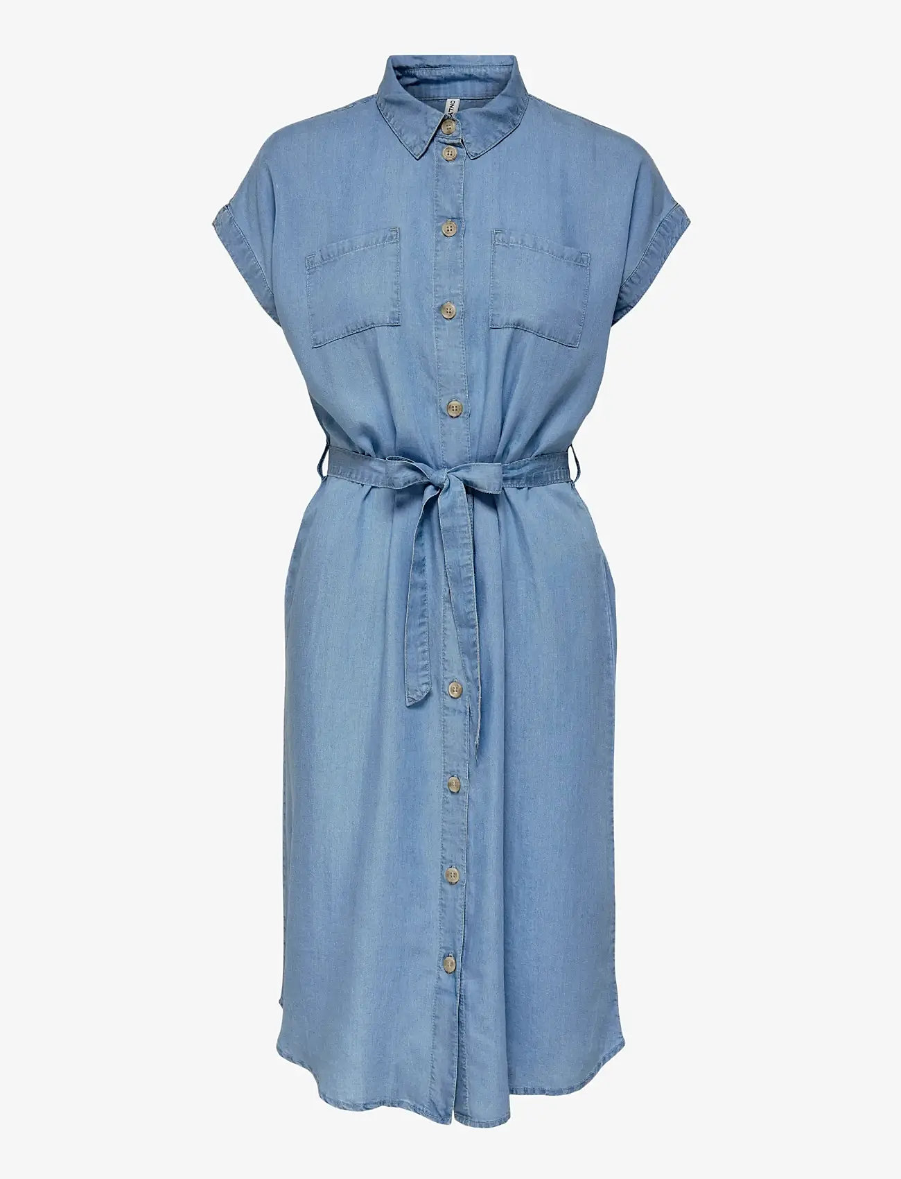 ONLY Carmakoma - CARPEMA HANNOVER SS DNM SH DRESS NOOS - shirt dresses - medium blue denim - 1