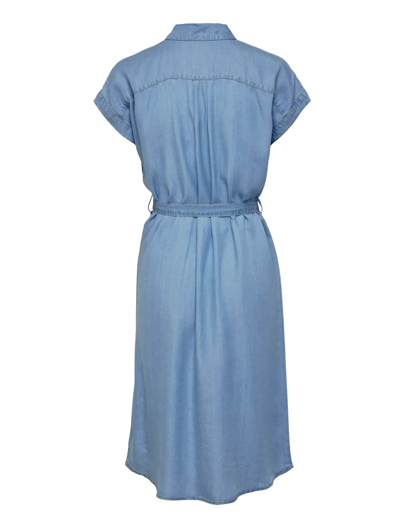 ONLY Carmakoma - CARPEMA HANNOVER SS DNM MIDAX DRESS NOOS - robes chemises - medium blue denim - 2