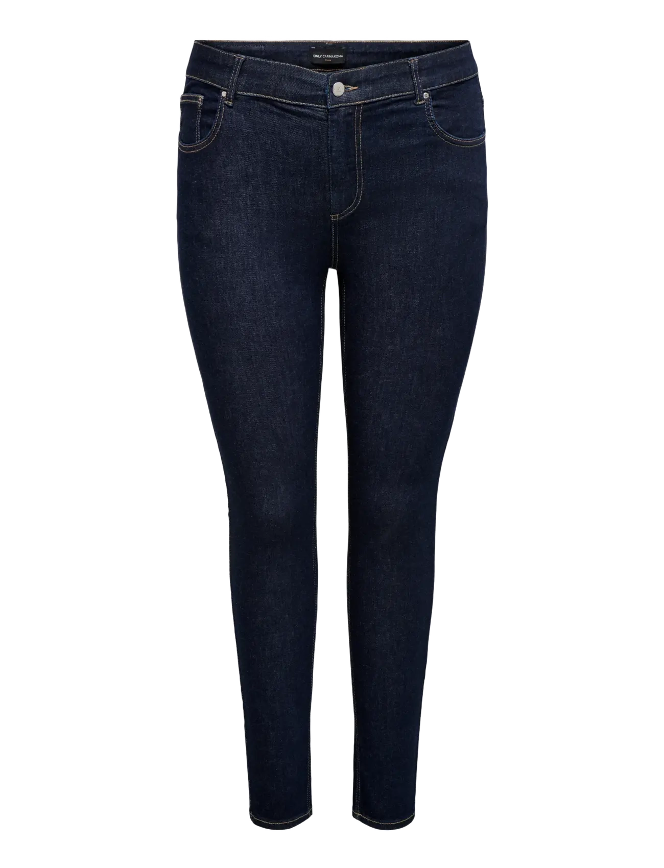 ONLY Carmakoma CARWILLY REG SKINNY JEANS PIM1005 - Jeans - DARK BLUE DENIM / blue