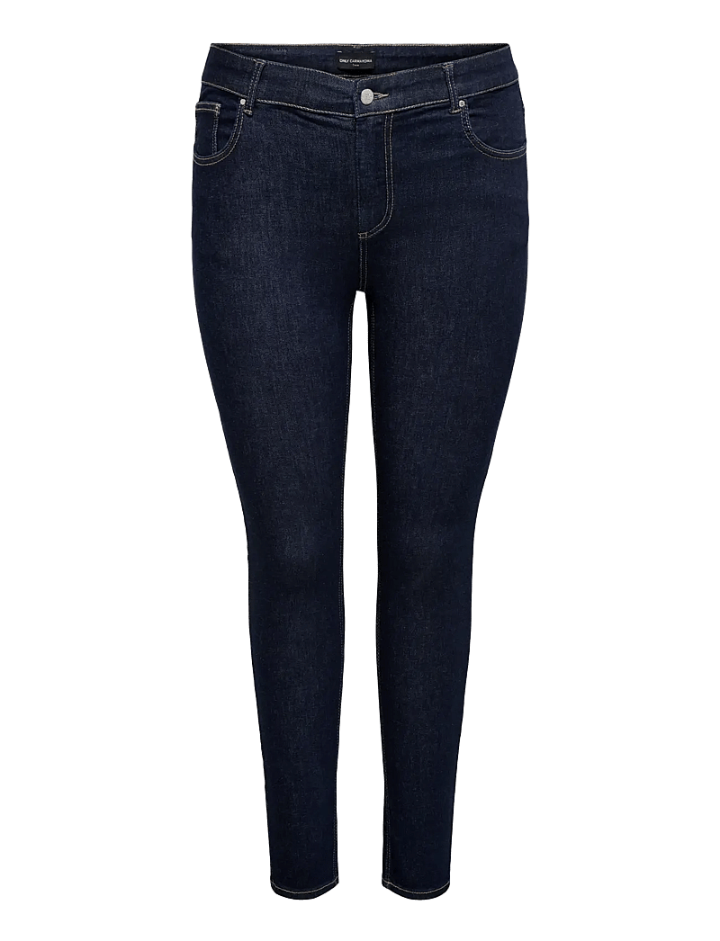 ONLY Carmakoma - CARWILLY REG SKINNY JEANS PIM1005 - skinny jeans - dark blue denim - 1