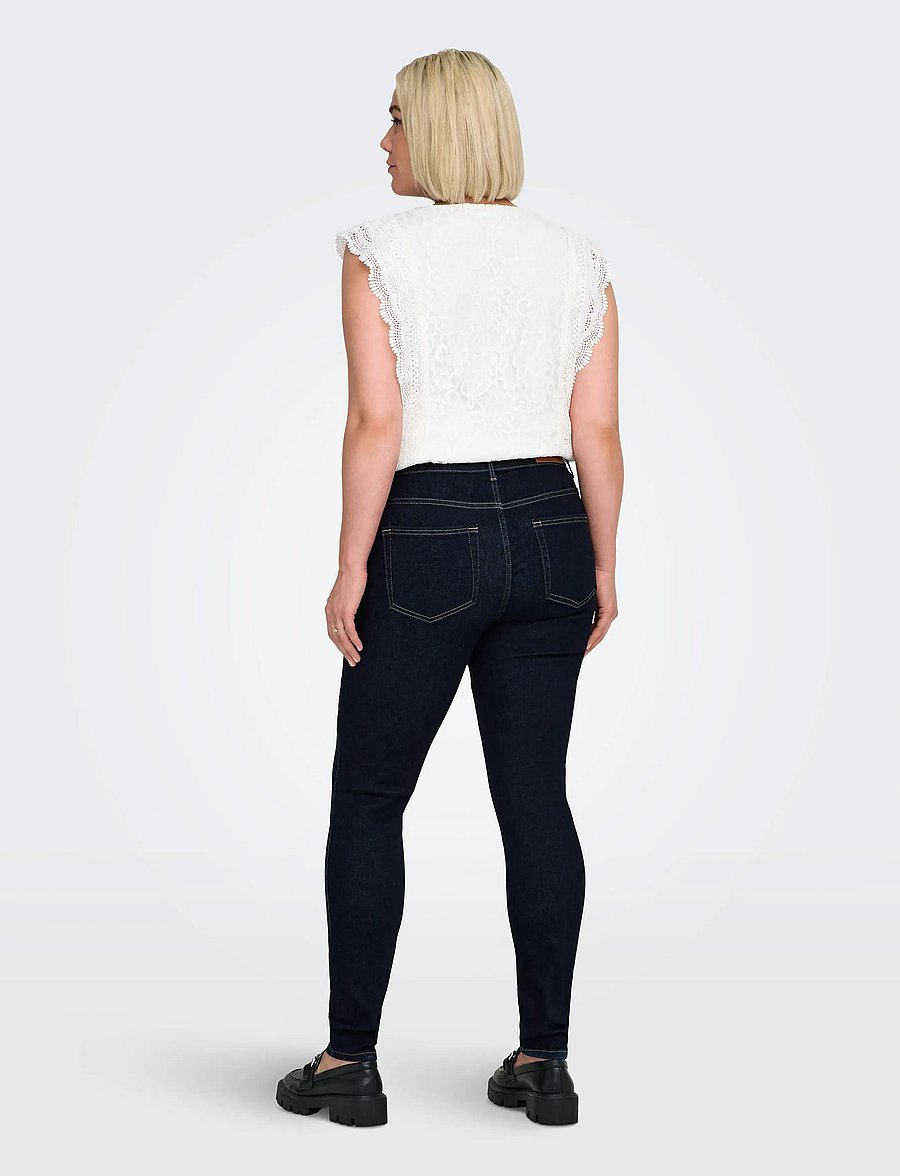ONLY Carmakoma - CARWILLY REG SKINNY JEANS PIM1005 - jeans skinny - dark blue denim - 3