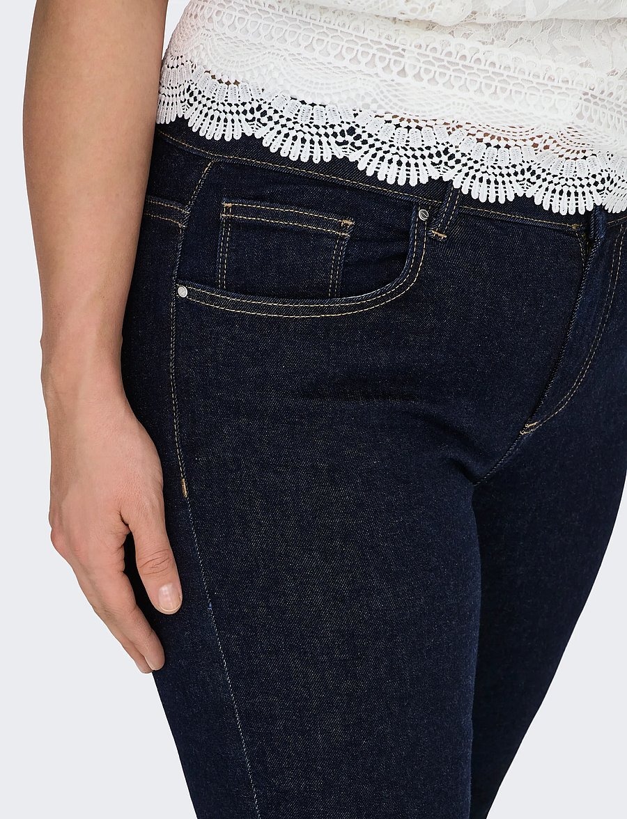 ONLY Carmakoma - CARWILLY REG SKINNY JEANS PIM1005 - jeans skinny - dark blue denim - 4