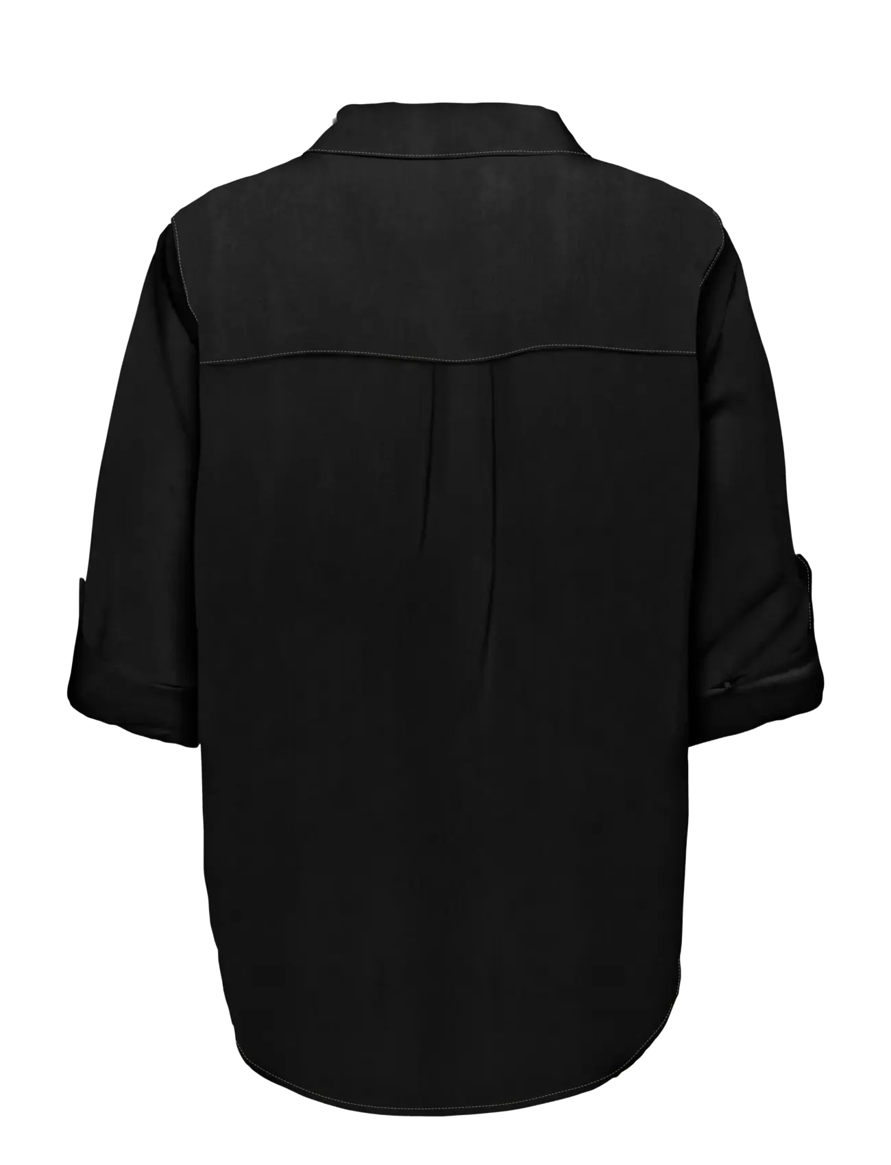 ONLY Carmakoma - CARGOA 3/4 STRAP LINEN BL SHIRT CC PNT - black - 1