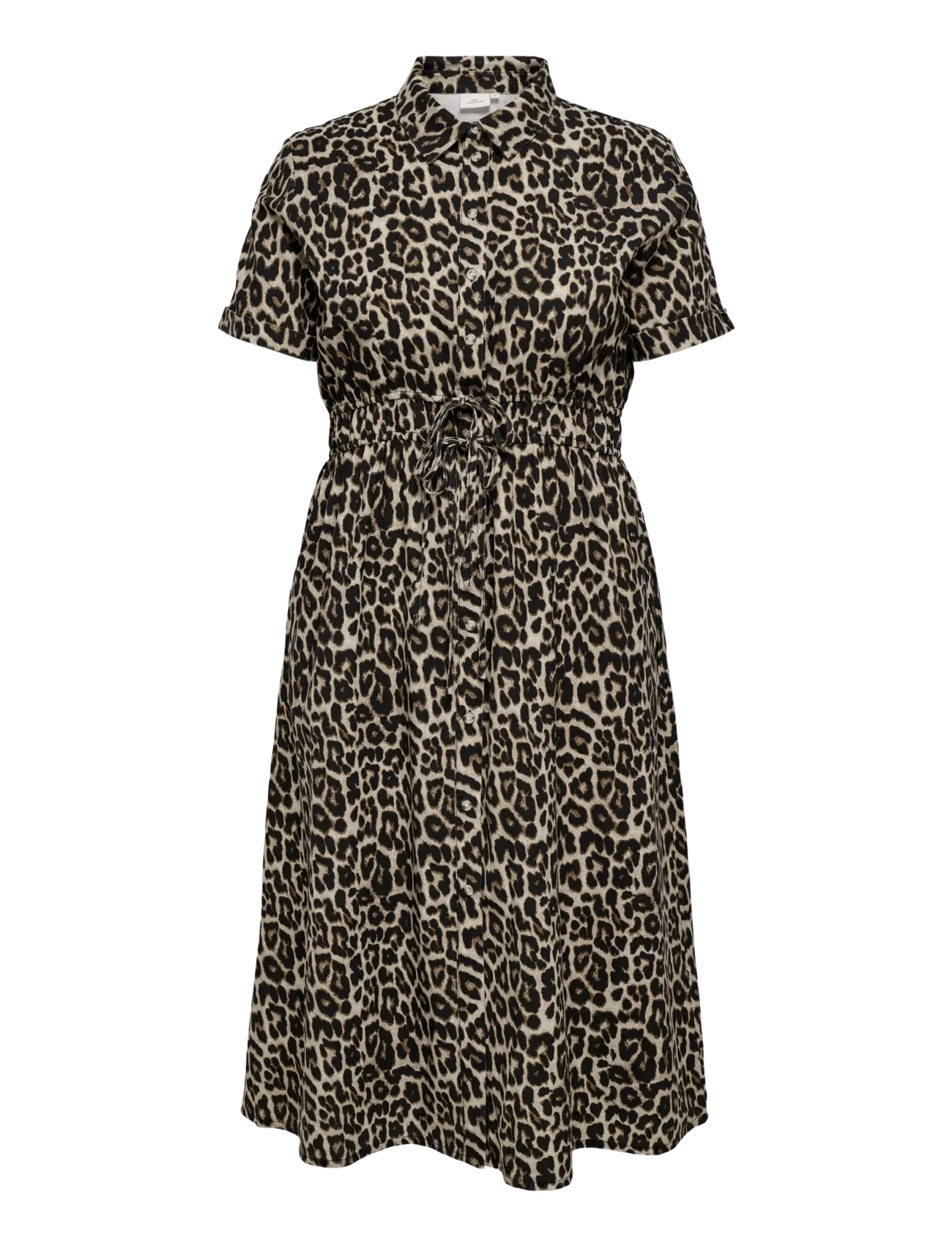 ONLY Carmakoma CARARIS LIFE 2/4 LONG SHIRT DRESS PNT - Kleidid - BLACK / black