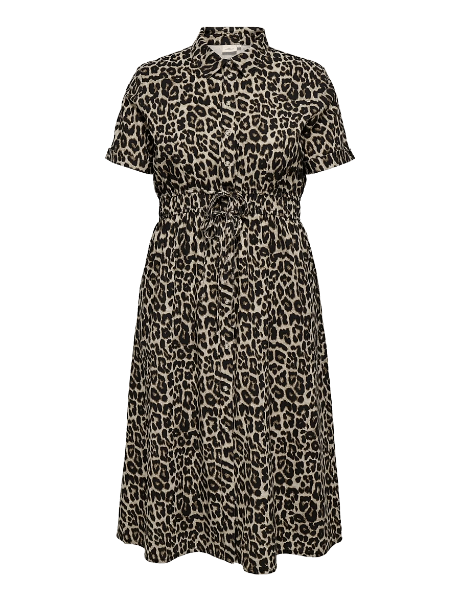 ONLY Carmakoma - CARARIS LIFE 2/4 LONG SHIRT DRESS PNT - hemdkleider - black - 1