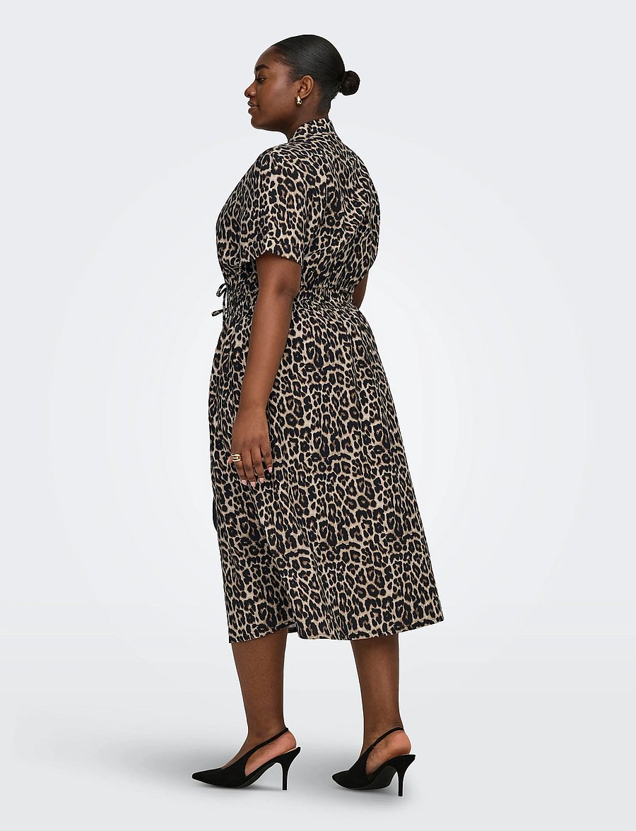 ONLY Carmakoma - CARARIS LIFE 2/4 LONG SHIRT DRESS PNT - hemdkleider - black - 3