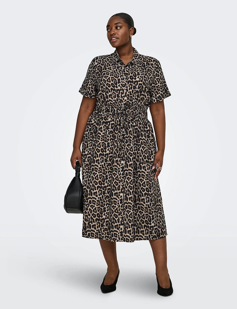 ONLY Carmakoma - CARARIS LIFE 2/4 LONG SHIRT DRESS PNT - hemdkleider - black - 5