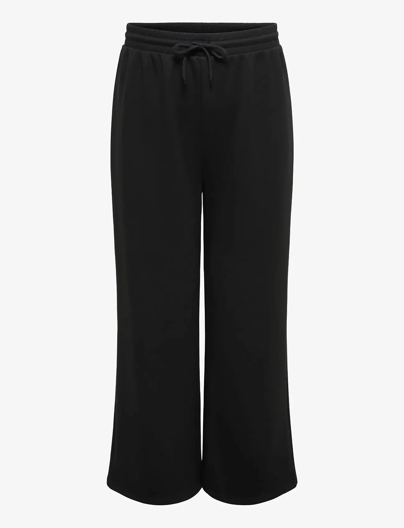 ONLY Carmakoma - CARSCARLETT WIDE PANT SWT NOOS - hosen mit weitem bein - black - 1