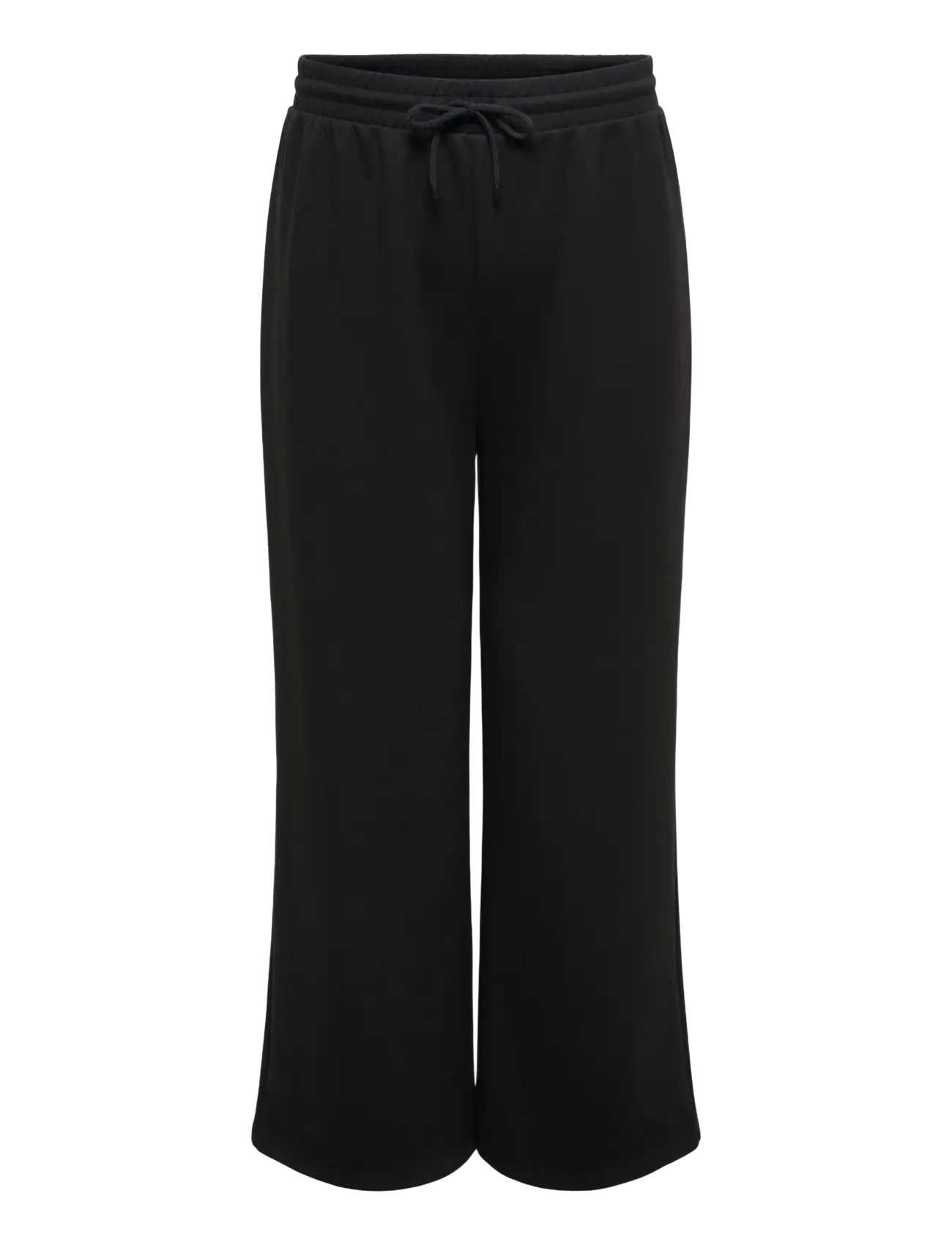 ONLY Carmakoma CARSCARLETT WIDE PANT SWT NOOS - Püksid - BLACK / black