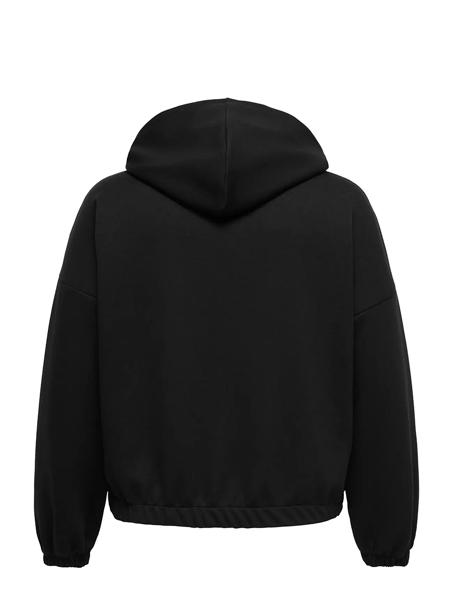 ONLY Carmakoma - CARSCARLETT LS ELASTIC ZIP HOOD SWT NOOS - pulls à capuche - black - 2
