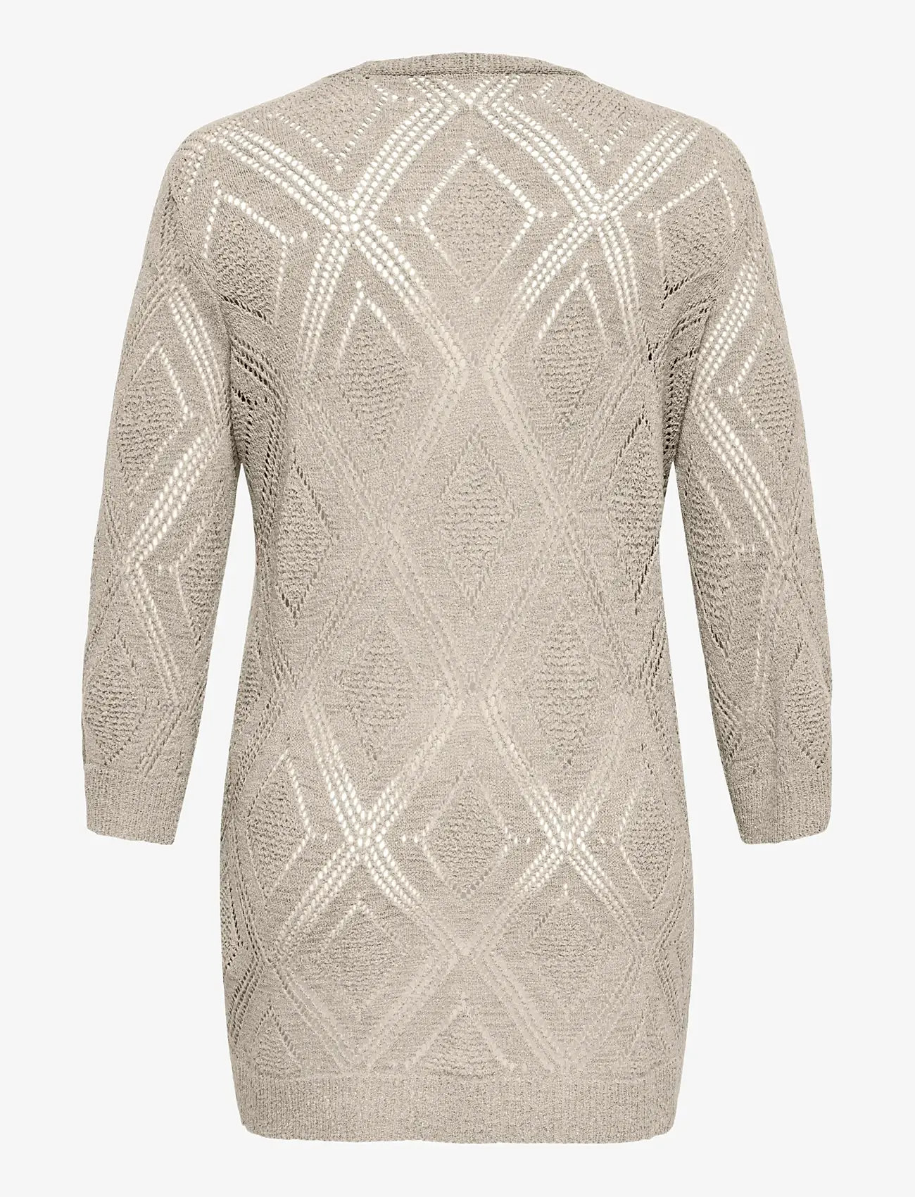 ONLY Carmakoma - CARPAMELA 7/8 OPEN CARDIGAN KNT - cardigans - birch - 1