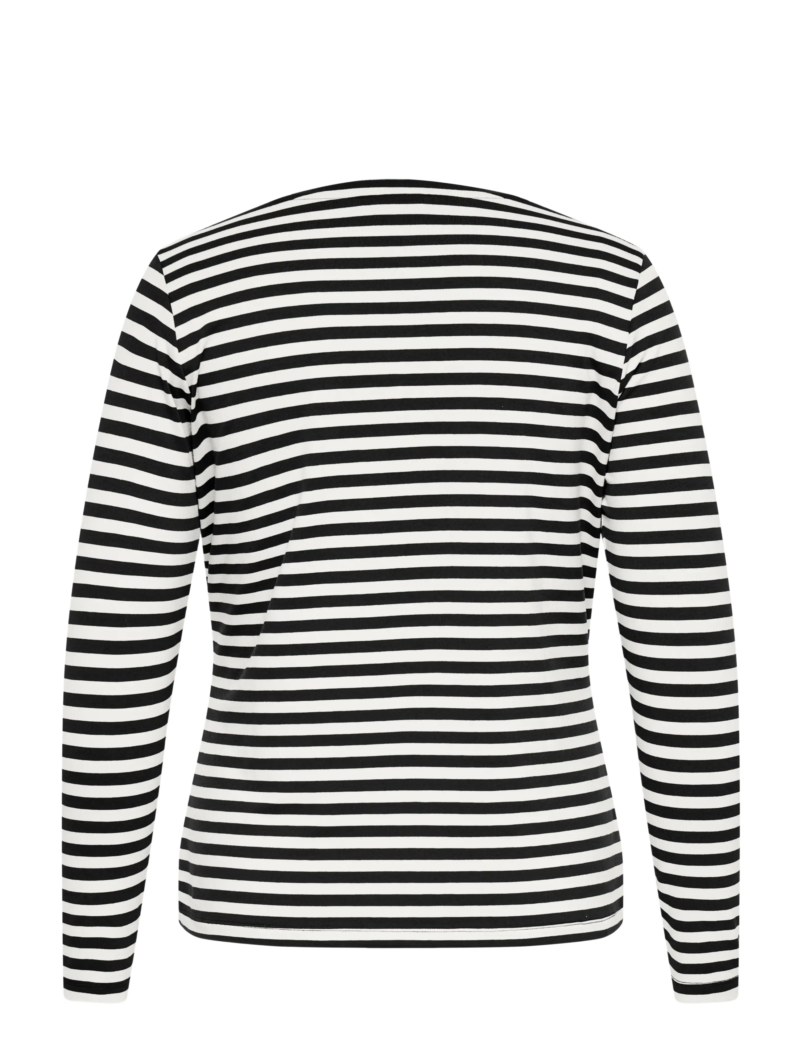 ONLY Carmakoma - CARBODIL L/S O-NECK BLOUSE JRS - langærmede bluser - black - 1