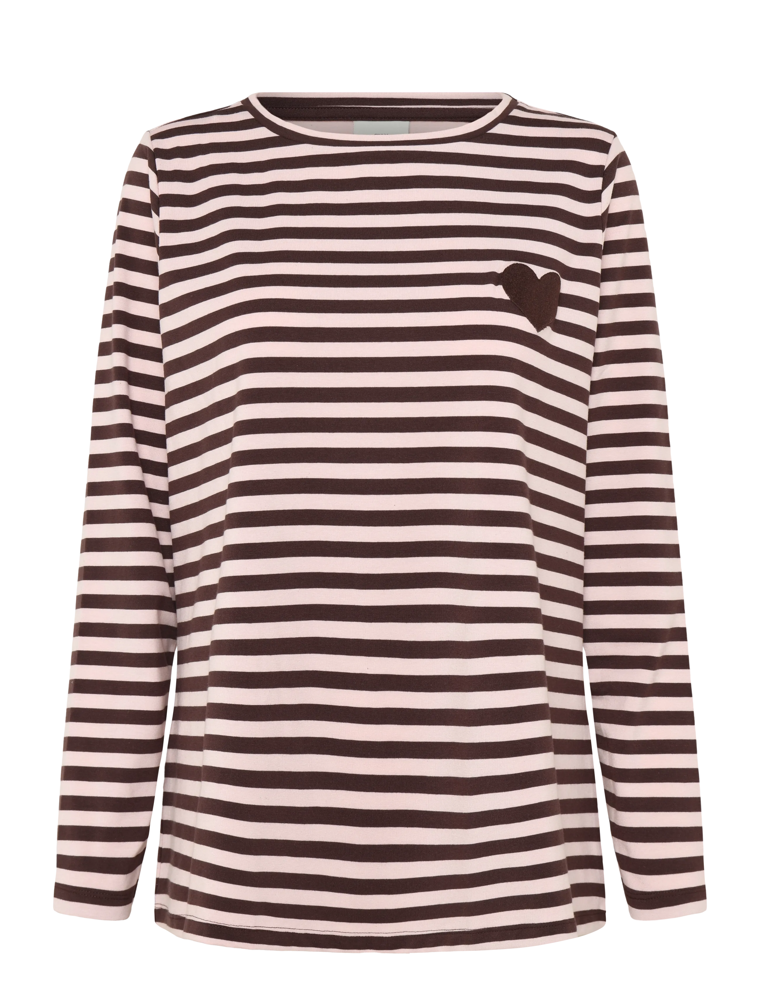 ONLY Carmakoma Carbodil L/S O-Neck Blouse Jrs, 46-48, Blouses, Braun - Long-sleeved, Frauen