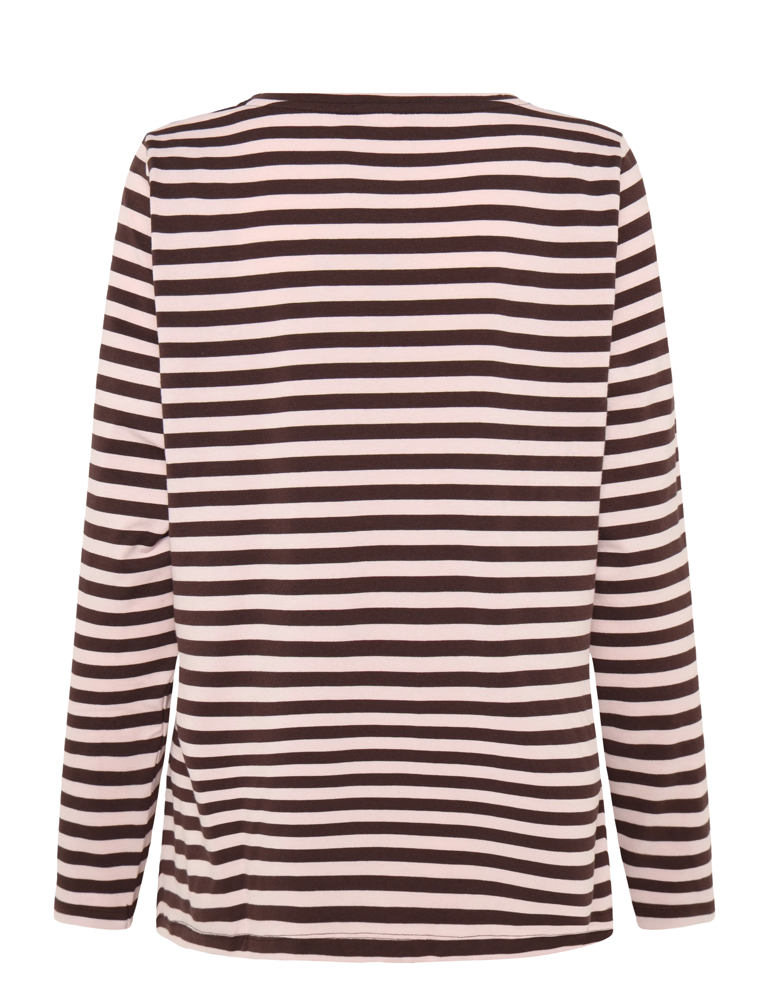 ONLY Carmakoma - CARBODIL L/S O-NECK BLOUSE JRS - langärmelige blusen - coffee bean - 1