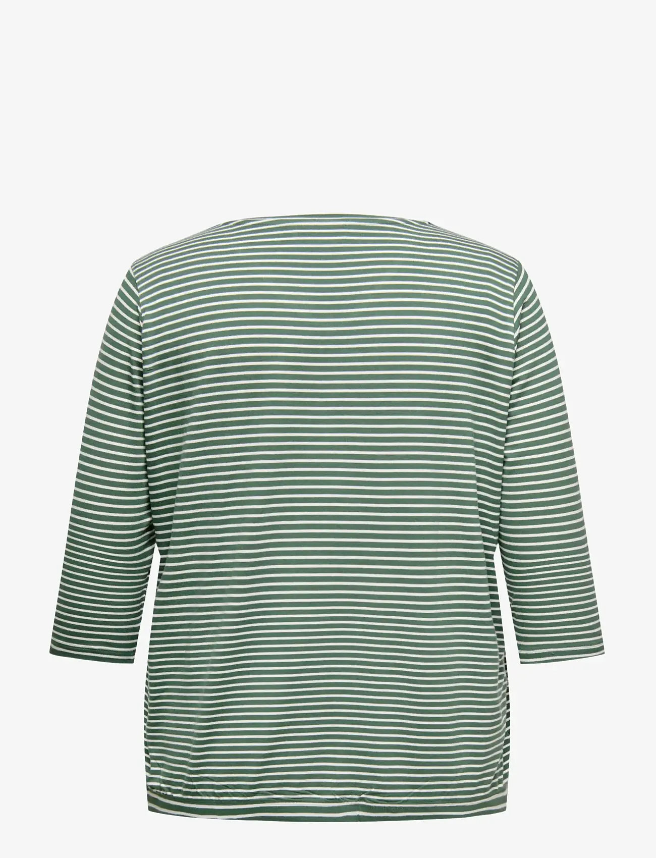 ONLY Carmakoma - CARLINA 3/4 SLEEVE V-NECK BLOUSE JRS - pikkade varrukatega alussärgid - laurel wreath - 2