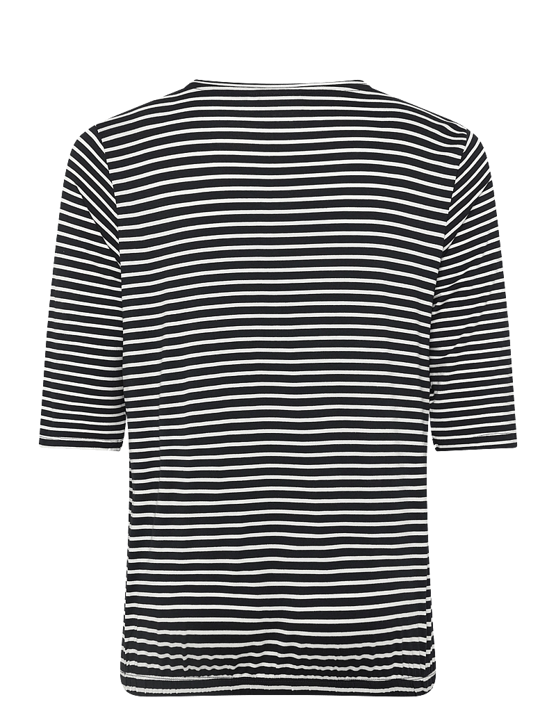 ONLY Carmakoma - CARLINA 3/4 SLEEVE V-NECK BLOUSE JRS - långärmade toppar - night sky - 2