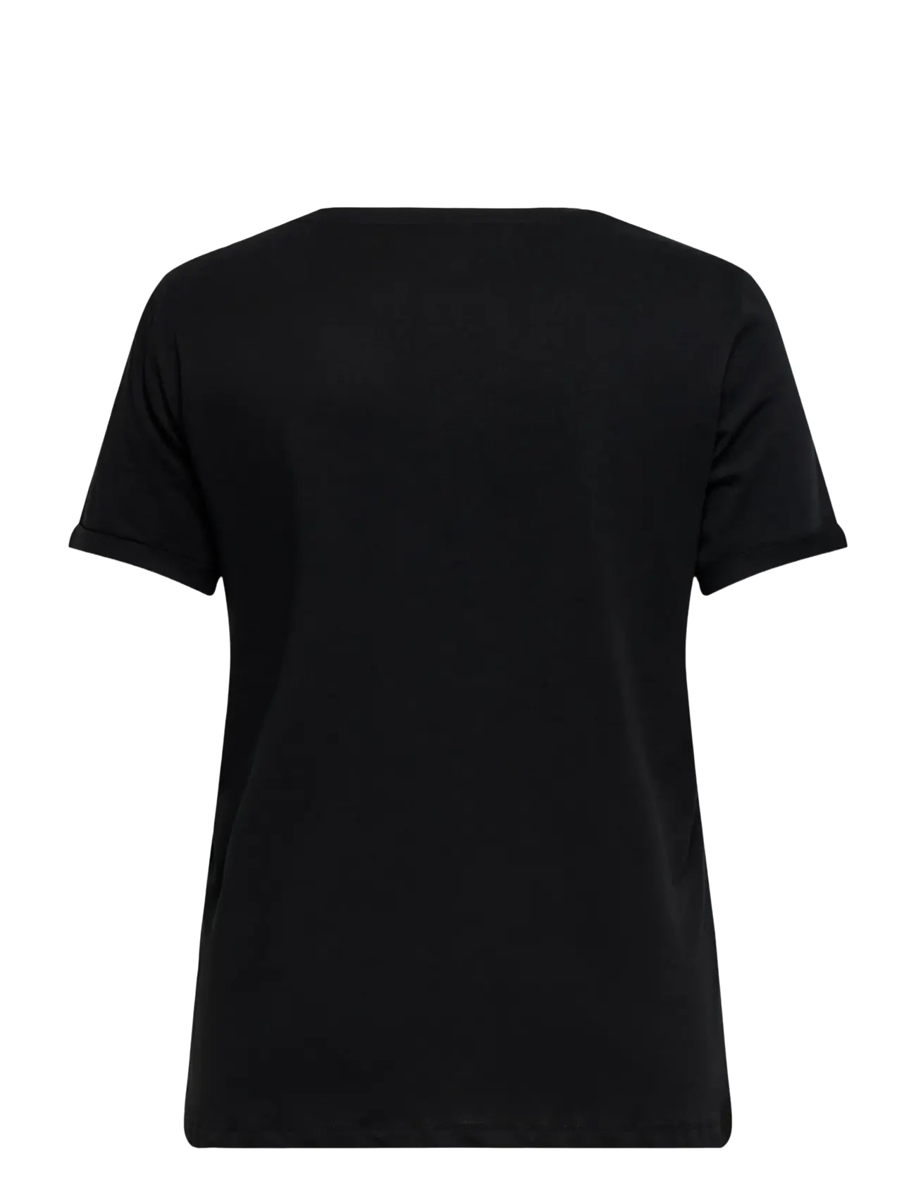 ONLY Carmakoma - CARBEA SS V-NECK TEE JRS - t-shirts - black - 1