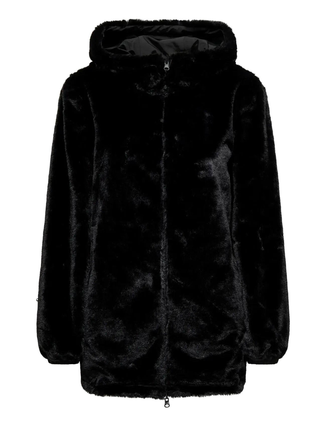 ONLY Carmakoma - CARCANDY REV. PARKA COAT OTW - gervifeldur - black - 1