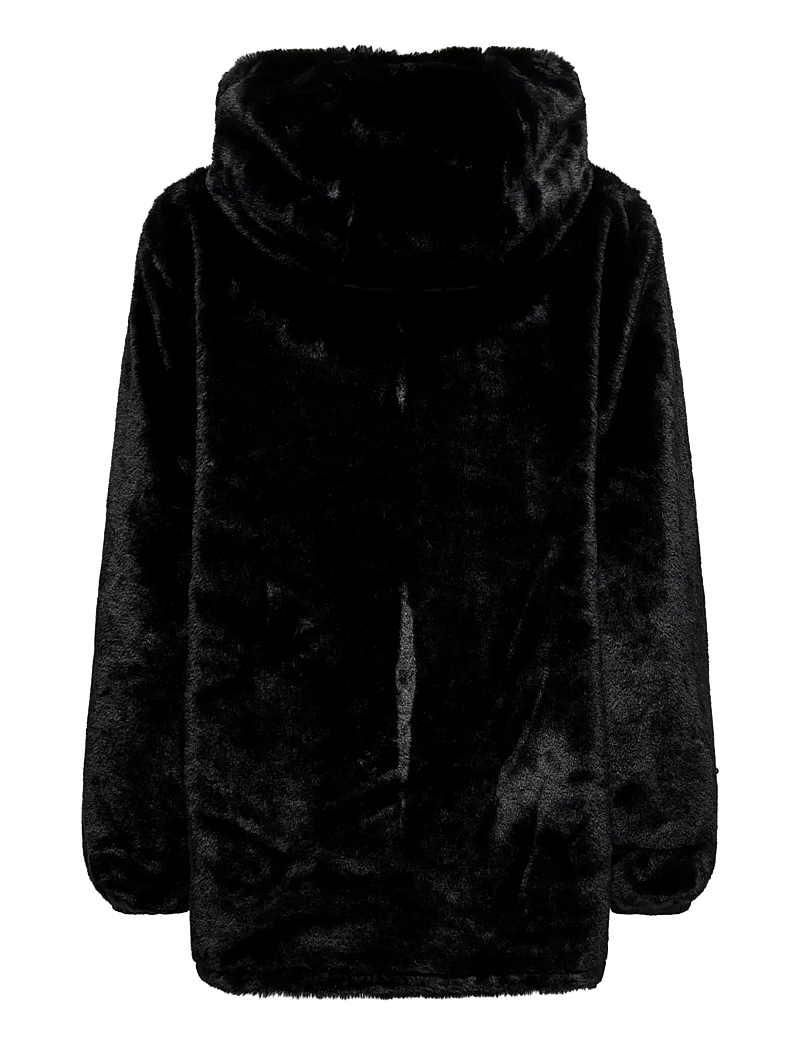 ONLY Carmakoma - CARCANDY REV. PARKA COAT OTW - kunstpelz - black - 2