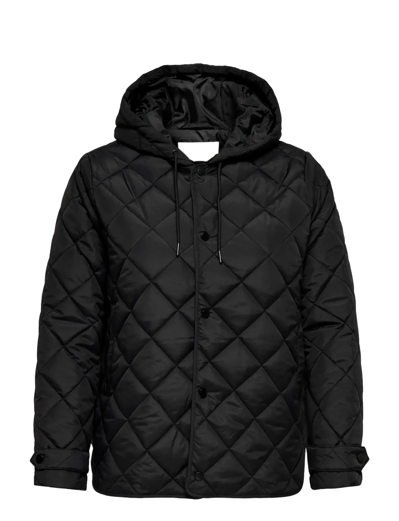 ONLY Carmakoma CARJULIET QUILTED HOOD JACKET NOOS - Kläder - BLACK / black