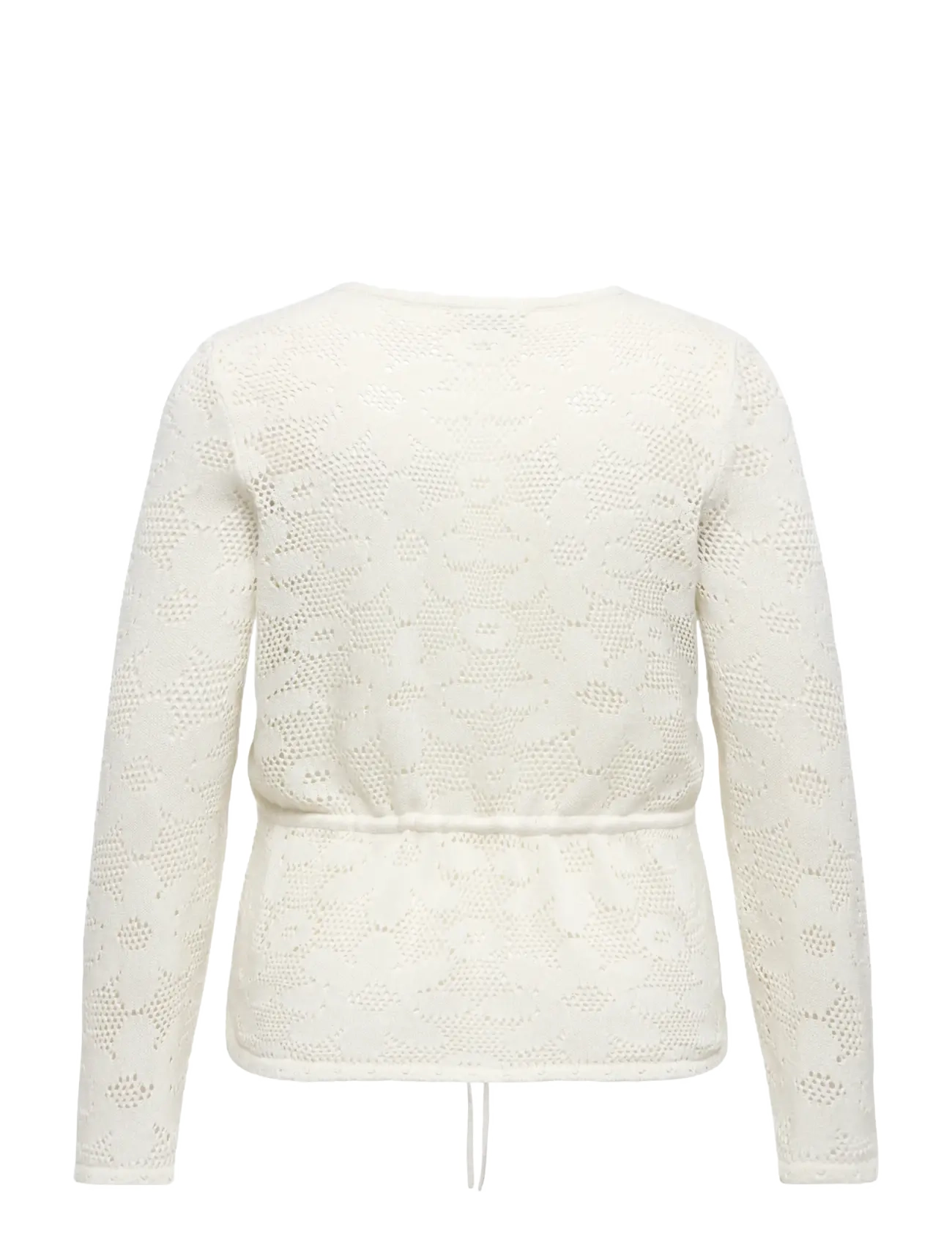 ONLY Carmakoma - CARISABELLA LIFE LS FITTED CARDIGAN KNT - gilets - cloud dancer - 2