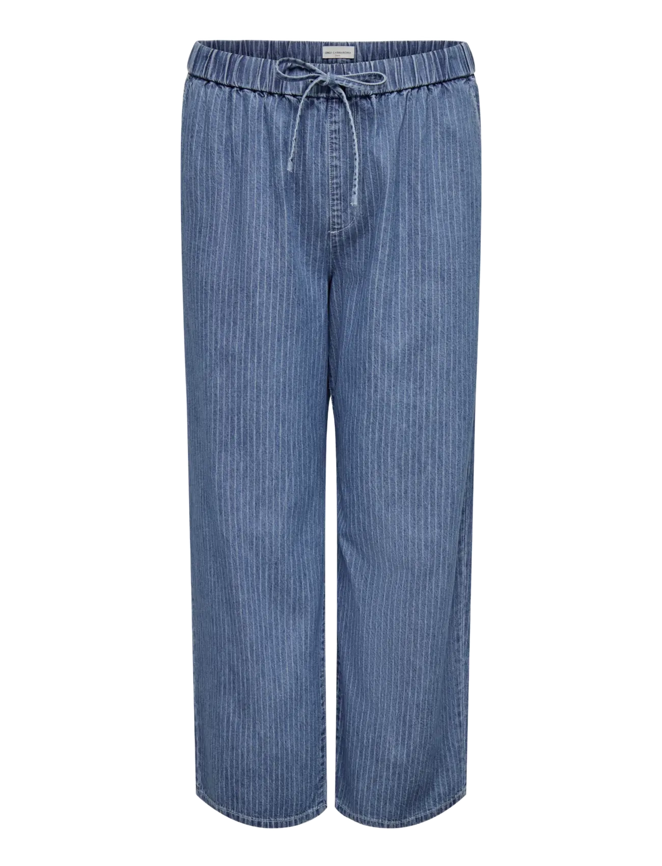 ONLY Carmakoma CARYASMIN HW STRIPE PANTS DNM - ONLY Carmakoma - MEDIUM BLUE DENIM / blue