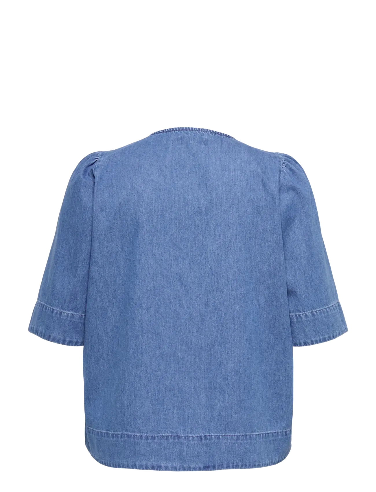 ONLY Carmakoma - CARASTRA SS DNM SHIRT QYT - denimskjorter - medium blue denim - 2