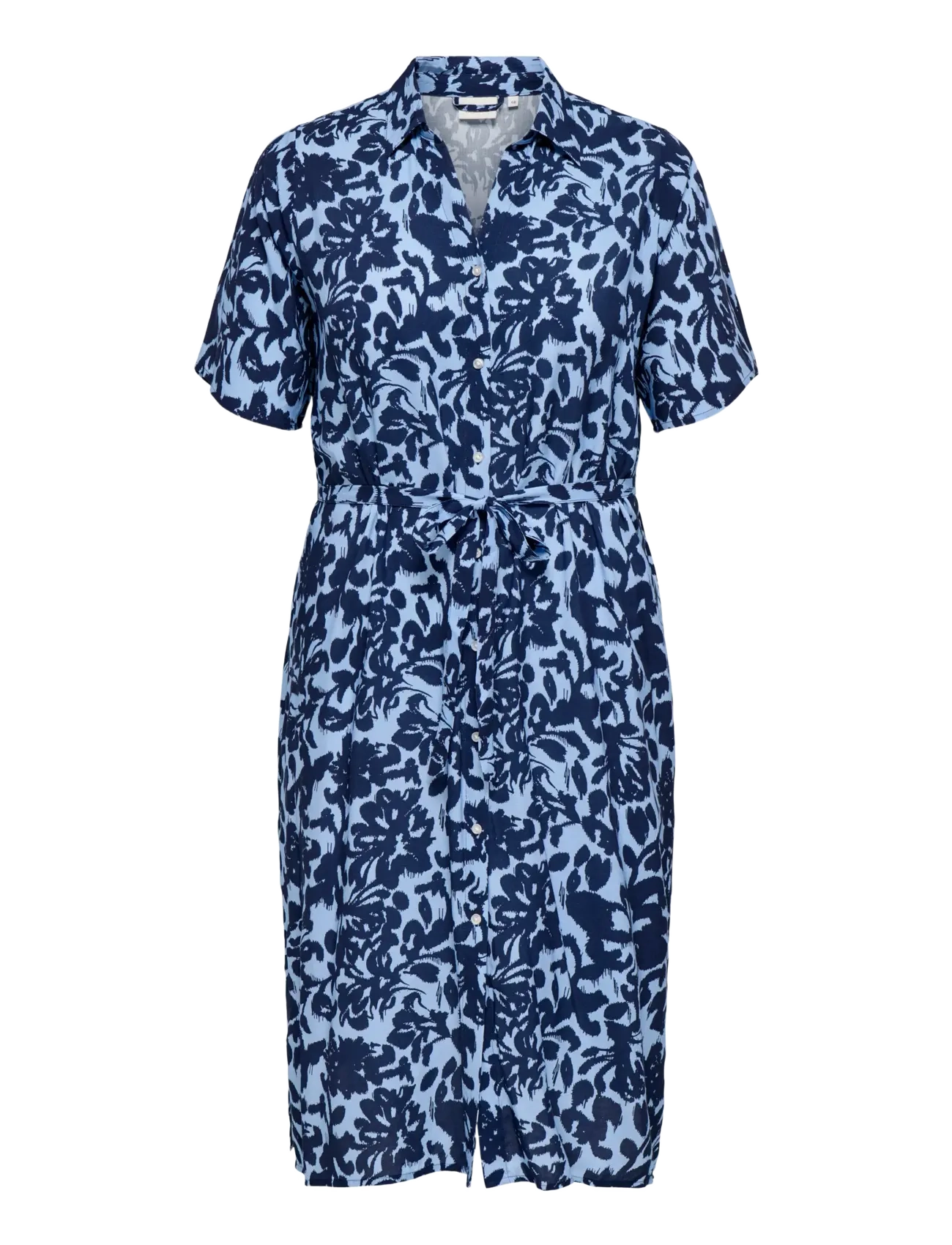 ONLY CARMAKOMA Caryasmin S/S Shirt Kleid Wvn Noos Blau - 50 - Damen