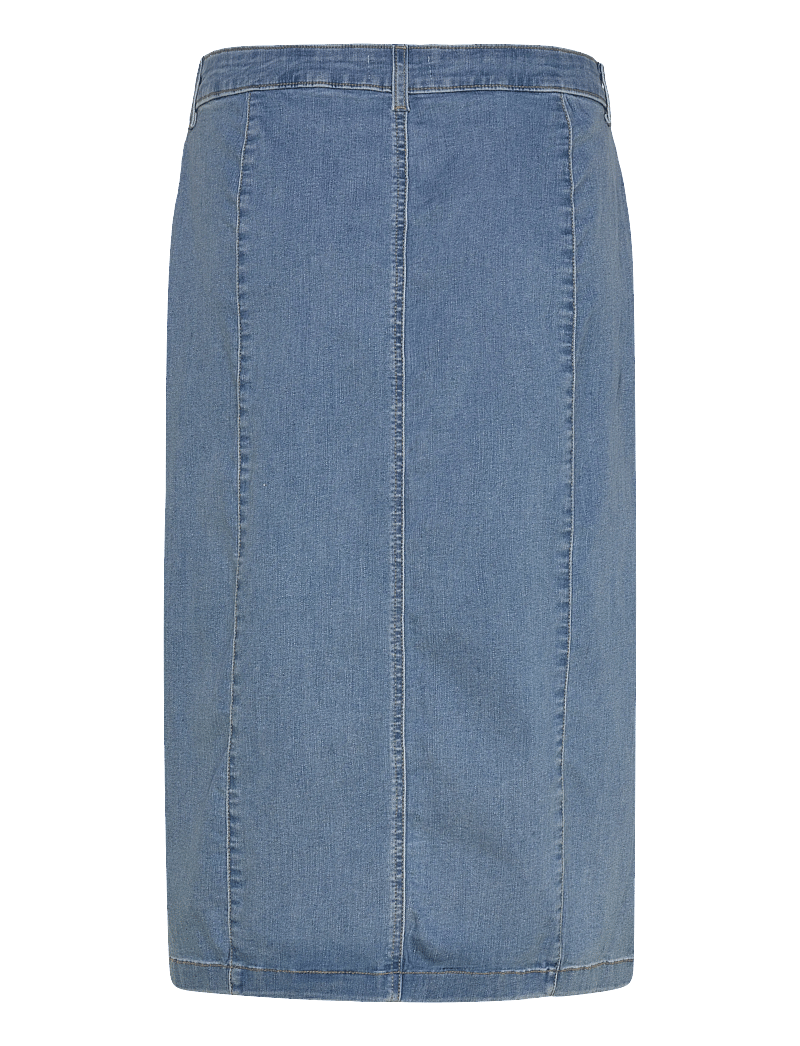 ONLY Carmakoma - CARENYA MIDI SKIRT DNM - jeansröcke - medium blue denim - 1