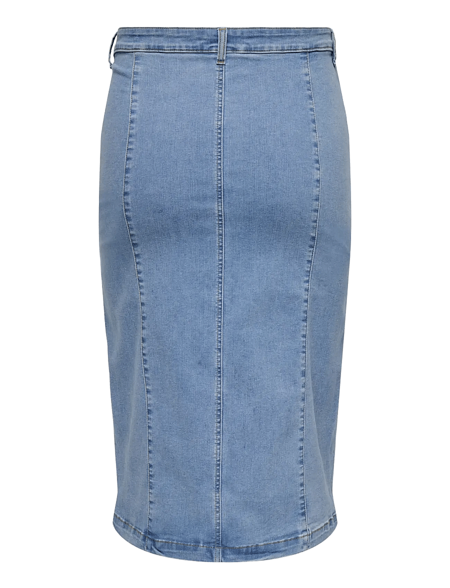 ONLY Carmakoma - CARENYA MIDI SKIRT DNM - denimnederdele - medium blue denim - 1