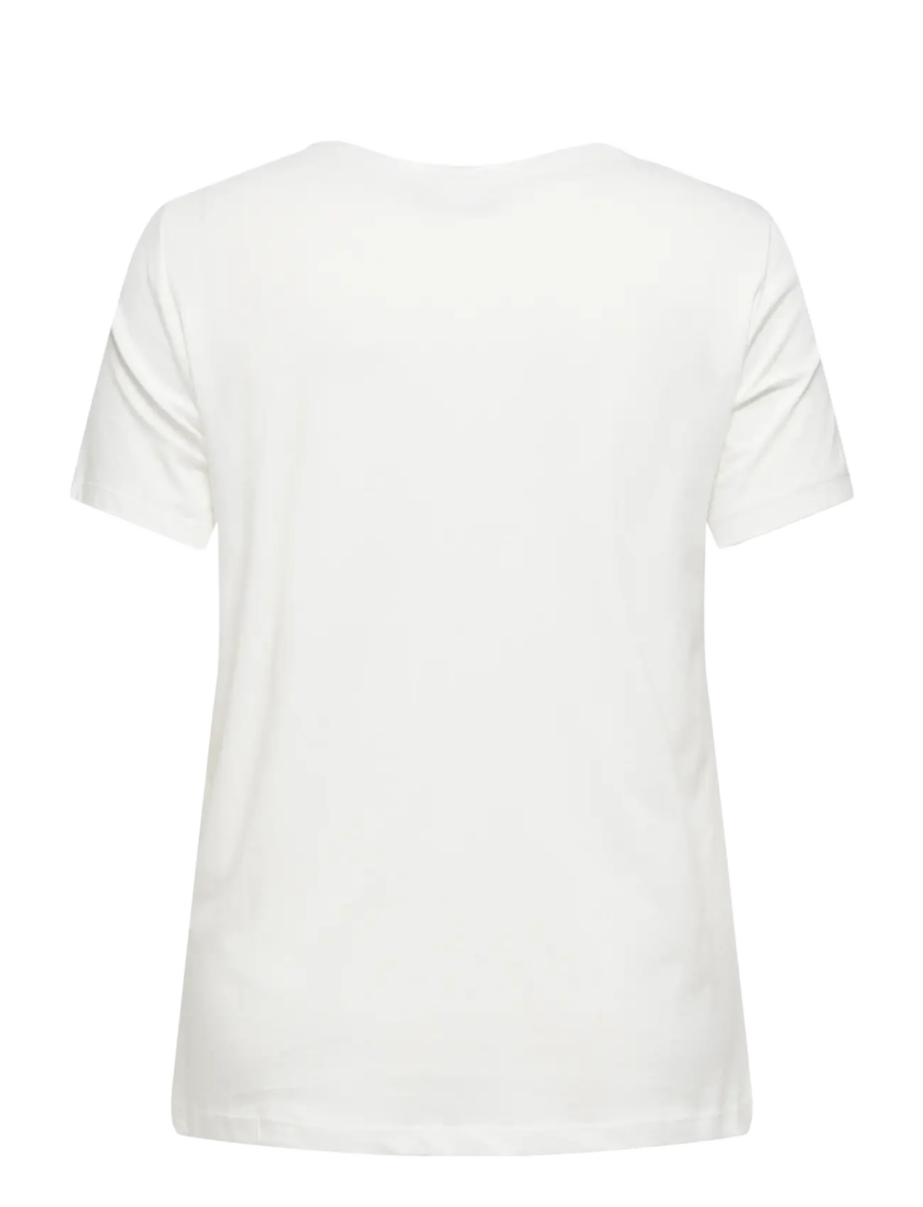 ONLY Carmakoma - CARDANIELLE LIFE S/S O-NECK REG TEE JRS - t-shirts - cloud dancer - 2