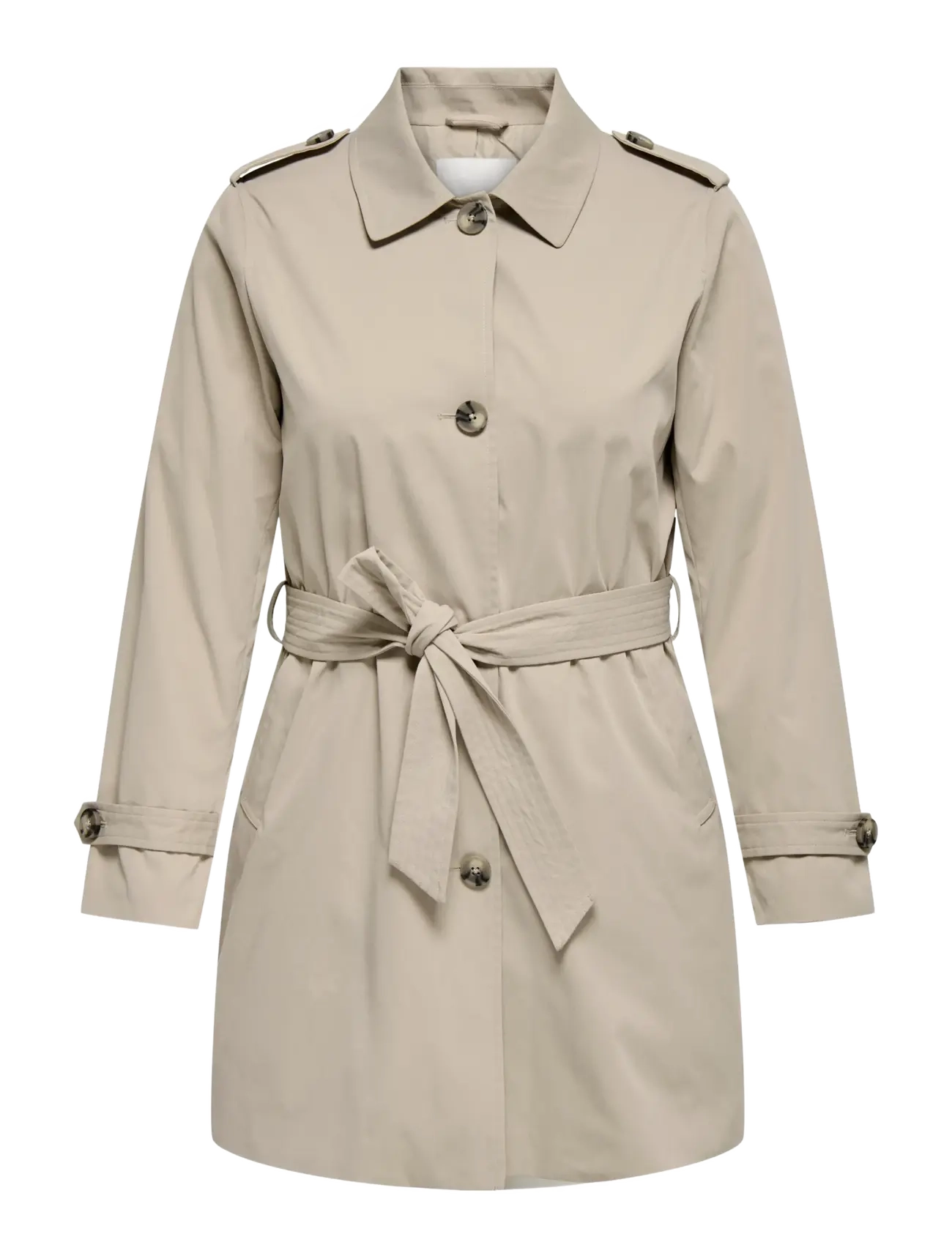 ONLY Carmakoma CARDISA LIFE SB TRENCHCOAT OTW NOOS - ONLY Carmakoma - ISLAND FOSSIL / beige