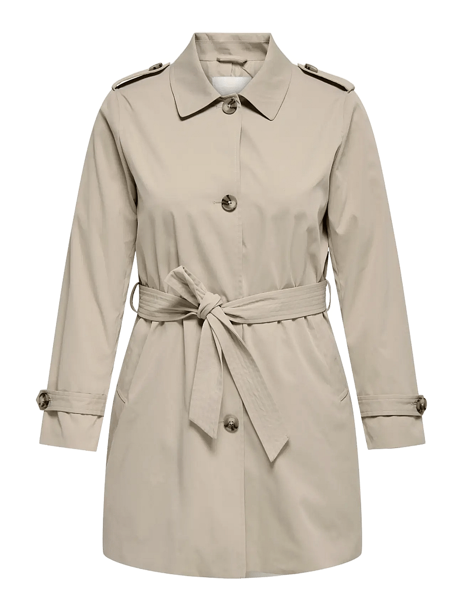 ONLY Carmakoma - CARDISA LIFE SB TRENCHCOAT OTW NOOS - island fossil - 1