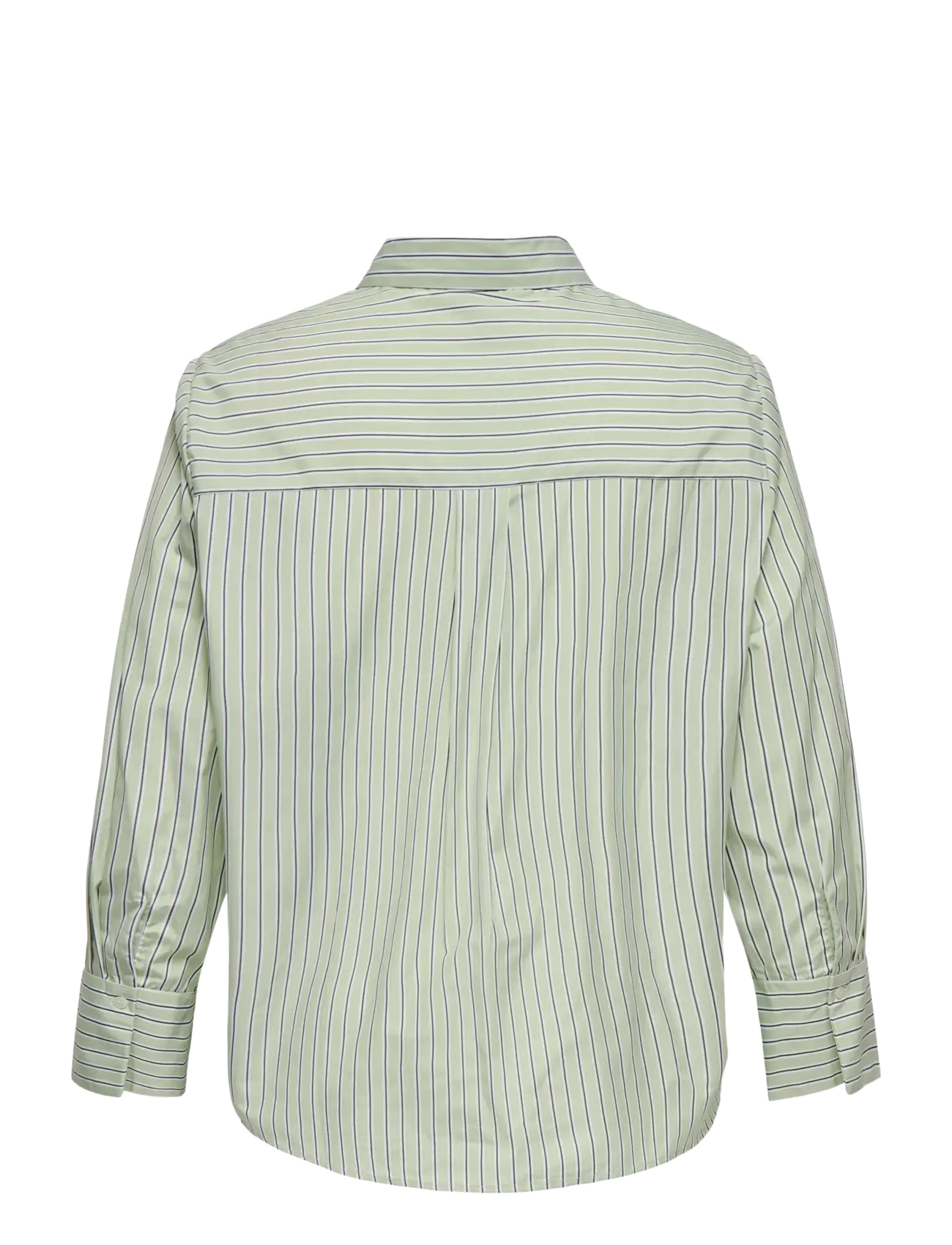 ONLY Carmakoma - CAROREGON ALVA LS REG SHIRT WVN - langærmede skjorter - celadon green - 2