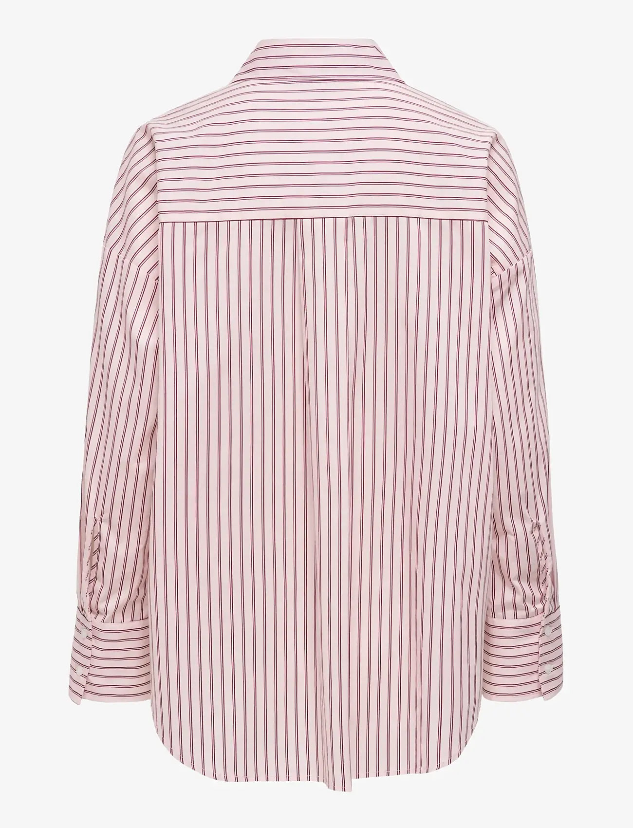 ONLY Carmakoma - CAROREGON ALVA LS REG SHIRT WVN - langärmlige hemden - fuchsia pink - 4