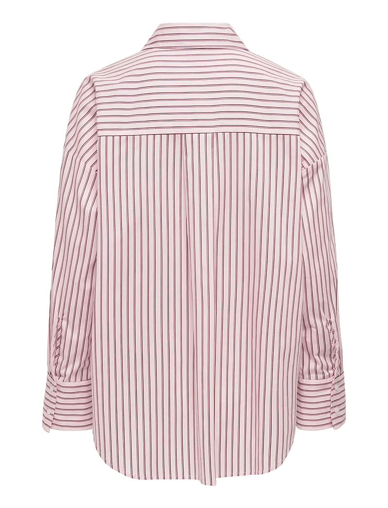 ONLY Carmakoma - CAROREGON ALVA LS REG SHIRT WVN - langärmlige hemden - fuchsia pink - 4