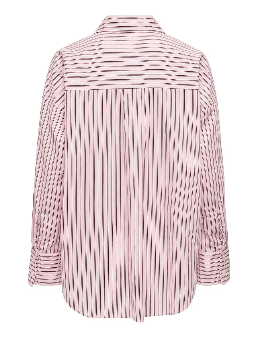 ONLY Carmakoma - CAROREGON ALVA LS REG SHIRT WVN - langærmede skjorter - fuchsia pink - 4