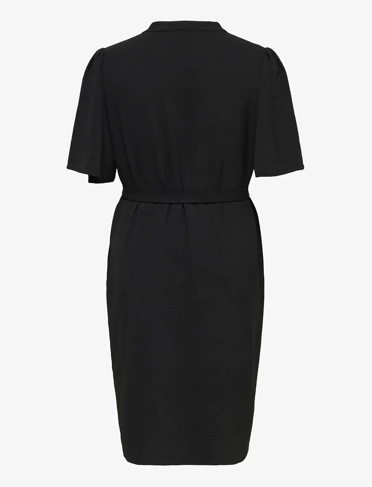 ONLY Carmakoma - CARPLANA METTE LIFE 2/4 V-NECKDRESS NOOS - party dresses - black - 1