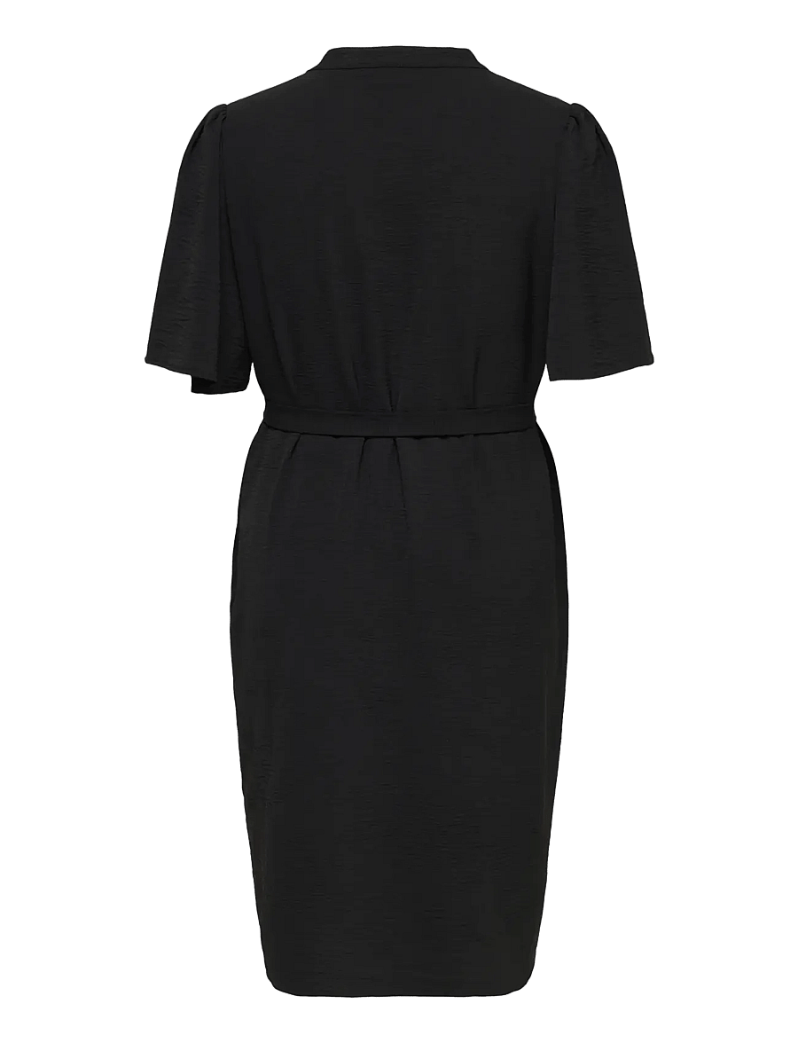 ONLY Carmakoma - CARPLANA METTE LIFE 2/4 V-NECKDRESS NOOS - black - 1