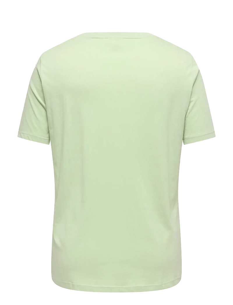 ONLY Carmakoma - CARMALLE S/S O-NECK REG TEE JRS - t-shirts - laurel green - 1