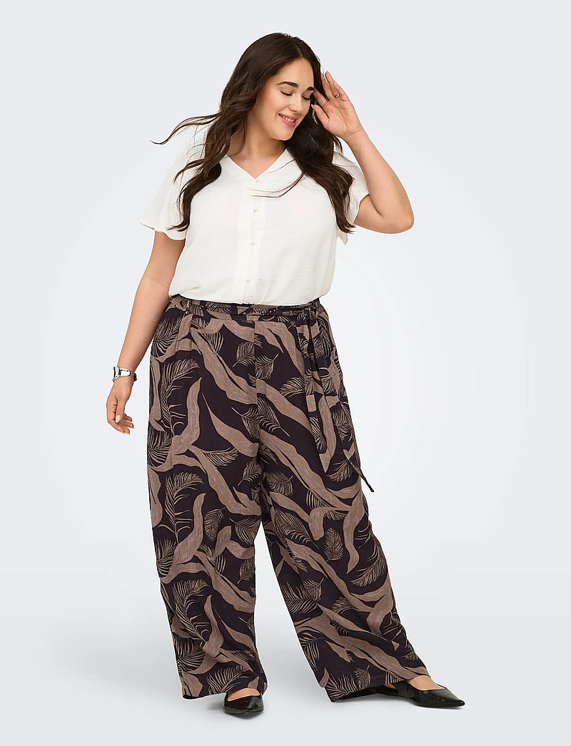 ONLY Carmakoma - CARVILMA CULOTTE PANT AOP - culottes - shopping bag - 4